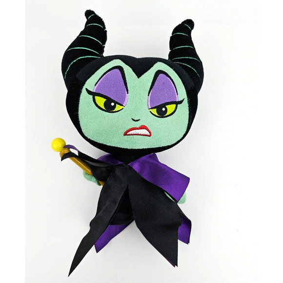 FUNKO PLUSHIES DISNEY Villains MALEFICENT Plush Doll Green Face 9 in Mean Look - Picture 1 of 11